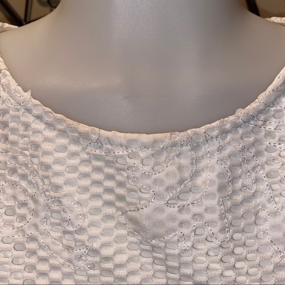 BeBe Women’s White Sleeveless Skater Dress SZ 0 - Picture 6 of 9